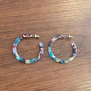 Multicolor Hoop Earrings
